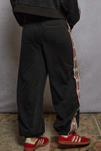 POL bottom in French terry with star patch trim - Vintage Moss or Black