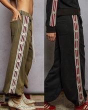 POL bottom in French terry with star patch trim - Vintage Moss or Black