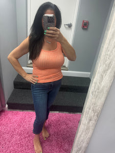 JUDY BLUE CAPRI WITH SIDE SLIT