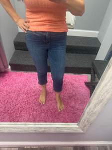 JUDY BLUE CAPRI WITH SIDE SLIT