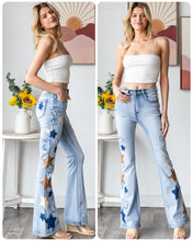 Oli & Hali Washed Star Patchwork Denim Jeans