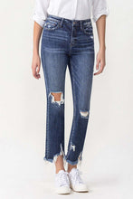 LOVERVET BY VERVET HIGH RISE CROP STRAIGHT JEANS
