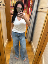HIDDEN High Rise Wide Leg With Stud Pocket Detail