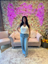 HIDDEN High Rise Wide Leg With Stud Pocket Detail