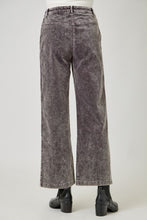 Mystree Washed Corduroy Trousers - Washed Green or Washed Black