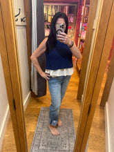 1822 Denim Roll Cuff Girlfriend Jean in Jaimie