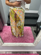 Mystree Mixed Print Skirt - Green or Citron Mix