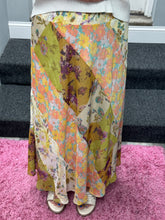 Mystree Mixed Print Skirt - Green or Citron Mix