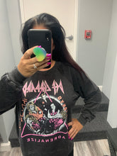 Def Leppard Adrenalize Long Sleeve Burnout Sweatshirt