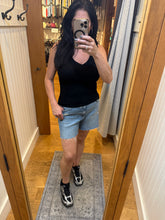 VERVET BY FLYING MONKEY Super High Rise A Line Denim Shorts
