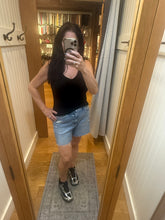 VERVET BY FLYING MONKEY Super High Rise A Line Denim Shorts