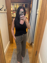 FRENCH TERRY WASHED EXPOSED-SEAM WIDE LEG PANTS - ASSORTED COLORS