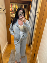 ACID WASH FLEECE PALAZZO SWEATPANTS WITH POCKETS - ASSORTED COLORS