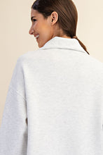 MODAL POLY SPAN QUARTER ZIP FUNNEL NECK PULLOVER - ASSORTED COLORS