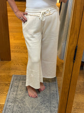 ACID WASH FLEECE PALAZZO SWEATPANTS WITH POCKETS - ASSORTED COLORS