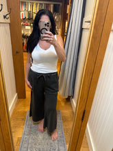 ACID WASH FLEECE PALAZZO SWEATPANTS WITH POCKETS - ASSORTED COLORS