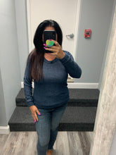 BRUSHED SOFT HACCI  L/S CREW RAGLAN - ASSORTED COLORS