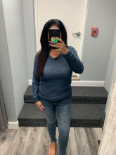 BRUSHED SOFT HACCI  L/S CREW RAGLAN - ASSORTED COLORS