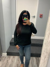 BRUSHED SOFT HACCI  L/S CREW RAGLAN - ASSORTED COLORS