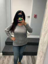 BRUSHED SOFT HACCI  L/S CREW RAGLAN - ASSORTED COLORS