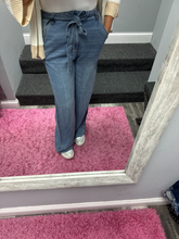 OAT NEW YORK BELTED HIGH RISE WIDE LEG