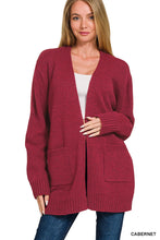 Open Front Sweater Cardigan - Assorted Colors