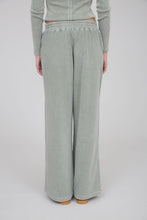 Washed Wide Leg Drawstring Lounge Pants - Olive or Charcoal