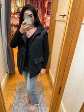 Alpine Fleece Zip Up Hooded Vest - Deep Navy (More Black IMO)