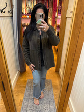 Terrain mix Corduroy & Fleece Shacket - Dark Olive or Fog