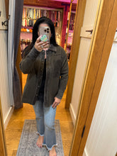 Terrain mix Corduroy & Fleece Shacket - Dark Olive or Fog