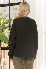Multicolor Floral Long Sleeves Sweater - Black or Ivory