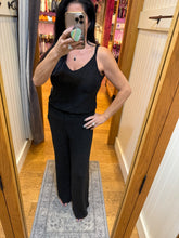 SIX FIFTY Nova Lurex Jumpsuit - Black