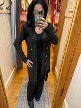 SIX FIFTY Samantha Lurex Front Tie Cardigan - Black