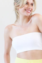 NIKIBIKI Ribbed Bandeau Top - White, Black or Stone
