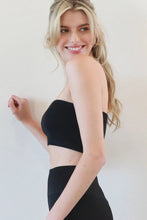 NIKIBIKI Ribbed Bandeau Top - White, Black or Stone