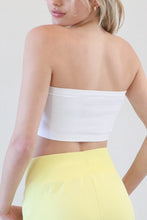 NIKIBIKI Ribbed Bandeau Top - White, Black or Stone