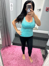 ZENANA 2 WAY NECKLINE WASHED RIBBED CROPPED TANK TOP - ASSORTED COLORS