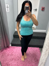 ZENANA 2 WAY NECKLINE WASHED RIBBED CROPPED TANK TOP - ASSORTED COLORS