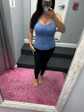 ZENANA 2 WAY NECKLINE WASHED RIBBED CROPPED TANK TOP - ASSORTED COLORS