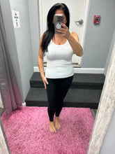 ZENANA 2 WAY NECKLINE WASHED RIBBED CROPPED TANK TOP - ASSORTED COLORS