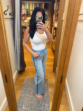 1822 Denim 27'' Wide Leg Jean W/ Shadow Side Stripe - Atlas