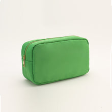 Medium Nylon Zippered Cosmetic Bag - Assorted Colors