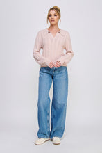 Cable Knit Johnny Collar Pullover - Assorted Colors