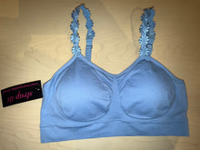 STRAP-ITS BASIC BRALETTE WITH DENIM FLOWER STRAP