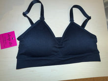 Strap-Its Black Plunge With Onyx Crystals on Black Bra