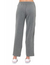 ARIELLA STRAIGHT LEG PANT W/ DETAIL IN SCUBA - BLACK/CHARCOAL