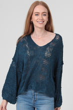V Neck Crop Length Light Weight Pullover Sweater - Assorted Colors