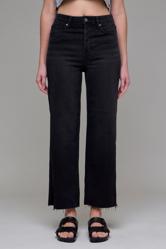 Hidden Tracey Black Clean Stretch Straight