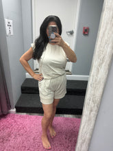 Mineralwash Trim Cap Sleeve Blouse - Natural