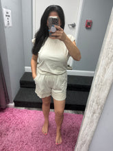 Mineralwash Trim Cap Sleeve Blouse - Natural